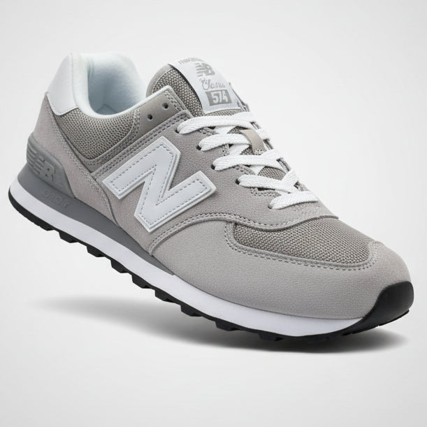 Classic Heritage Low-Top Sneakers – Premium Suede & Mesh Comfort Trainers_#574