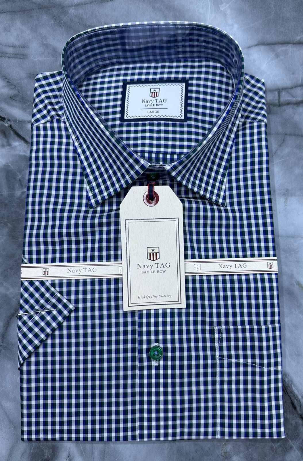 Men’s Premium Short-Sleeve_Navy/Giant Shirts