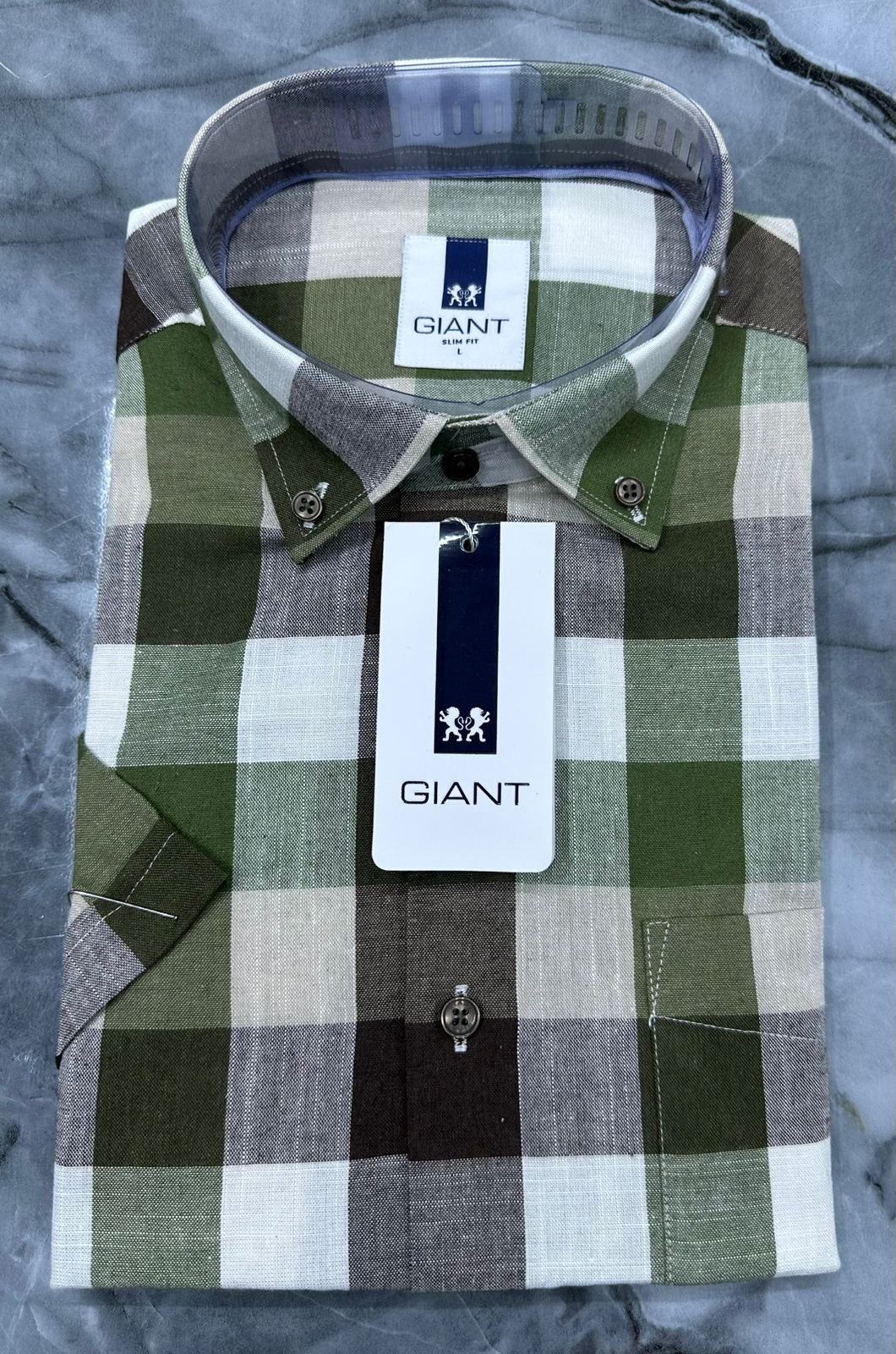 Men’s Premium Short-Sleeve_Navy/Giant Shirts