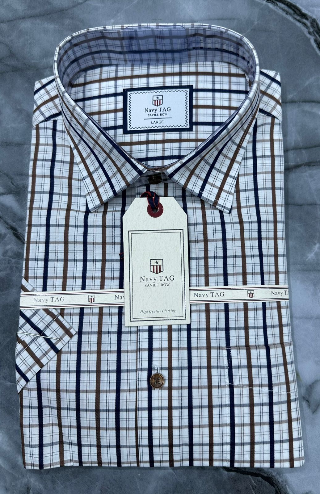 Men’s Premium Short-Sleeve_Navy/Giant Shirts