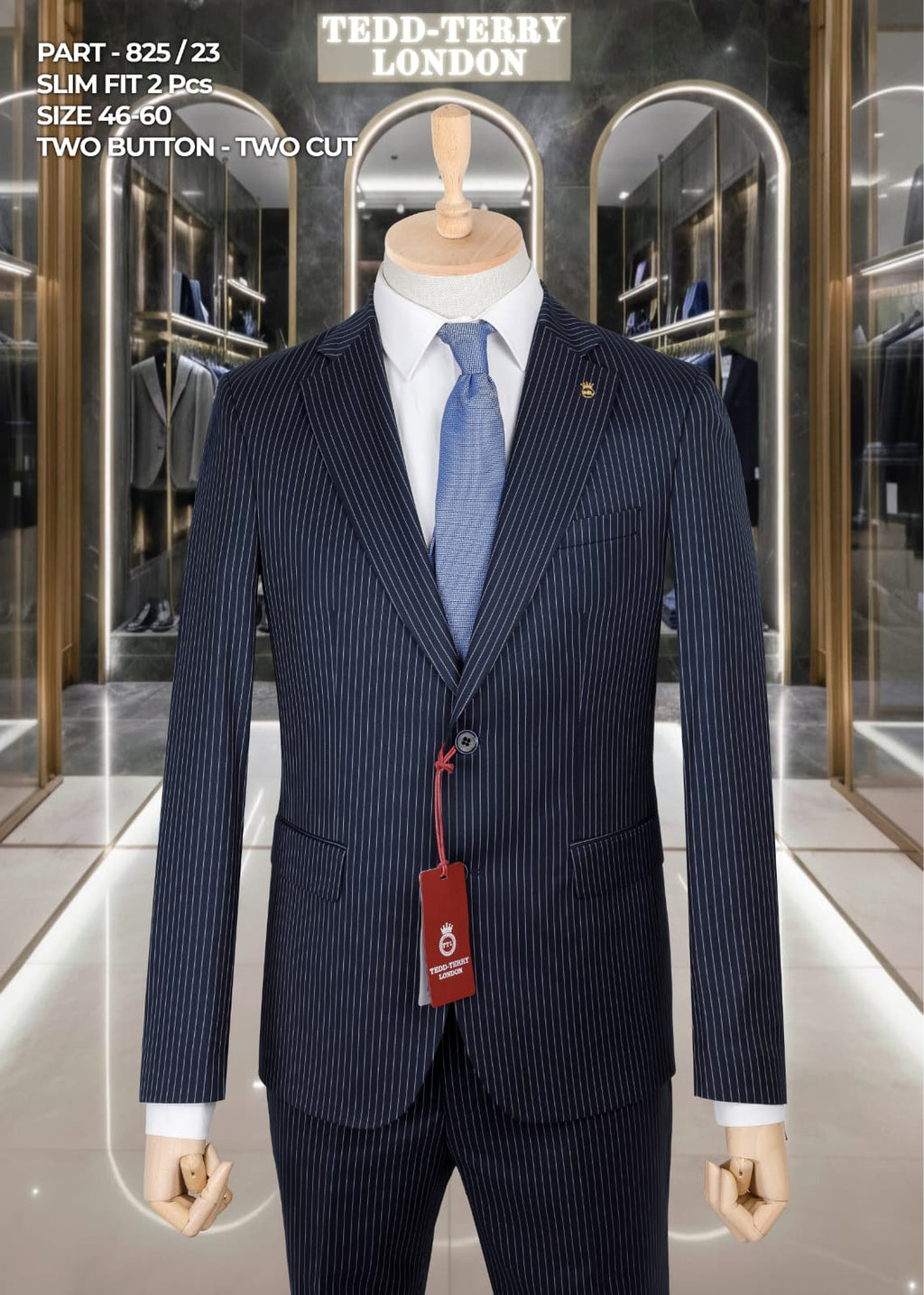 👔✨Slim Fit 2-Piece Pinstripe Suit👔✨