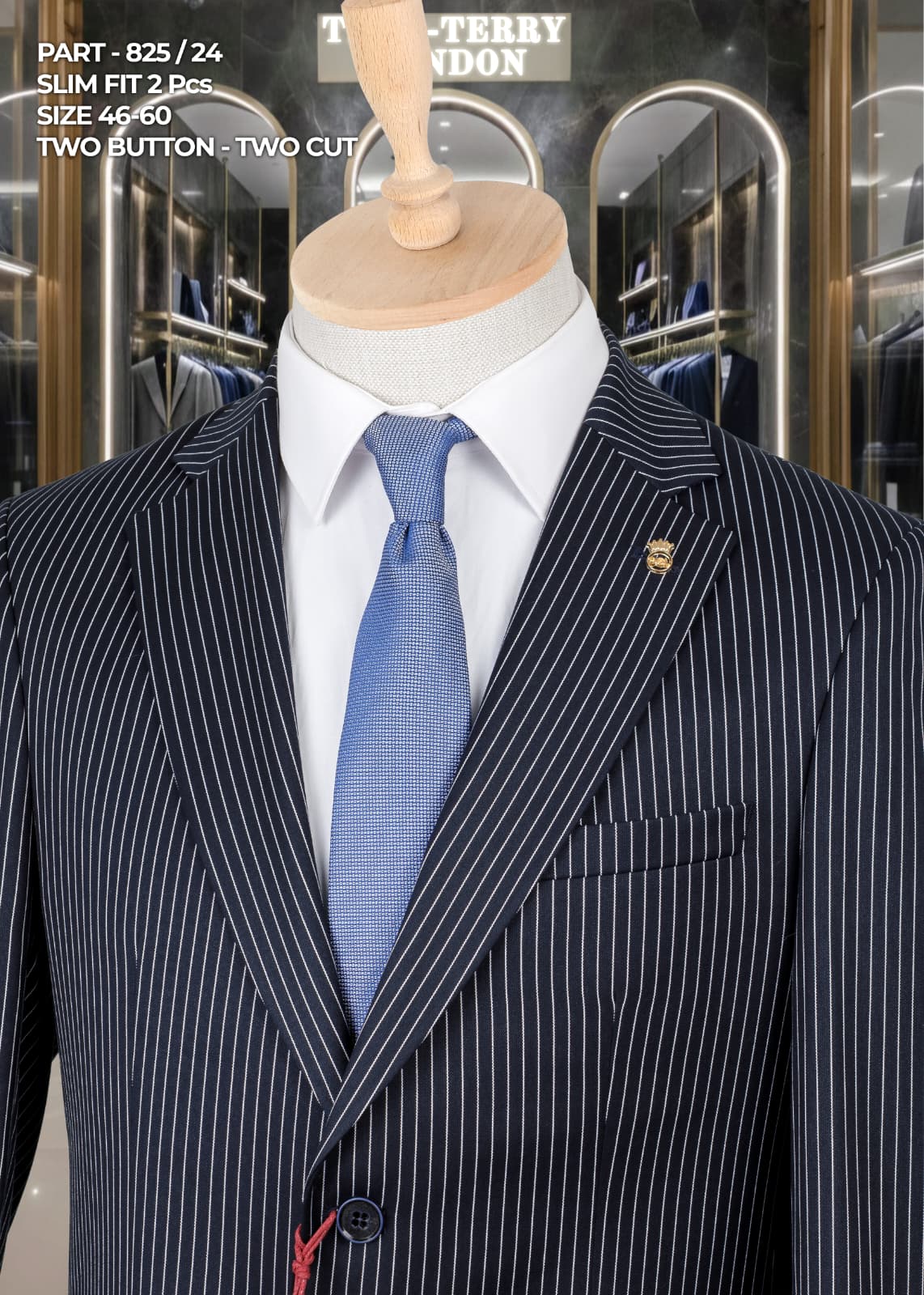 👔✨Slim Fit 2-Piece Pinstripe Suit👔✨