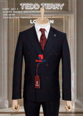 Slim Fit Double-Breasted Suit – Premium 2 Button, Two-Cut Formal Suit (Sizes 46–60)