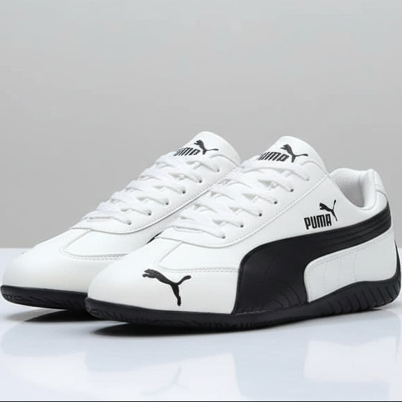 👟🔥Puma Classic Low-Top Sneakers – Men’s Casual Sport Shoes | Black, White & Gold Editions 👟🔥
