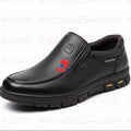 Men’s Leather Comfort Slip-On Shoes – Casual Office & Walking Loafers