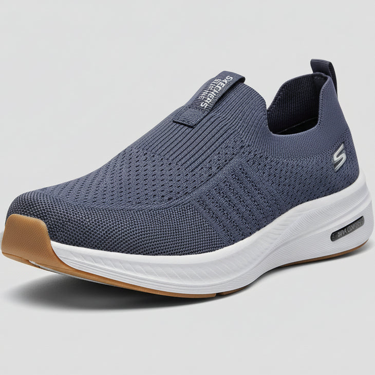 Skechers Slip-On Max Protect Sneakers – Lightweight Arch Support Walking Shoes for Men & Women