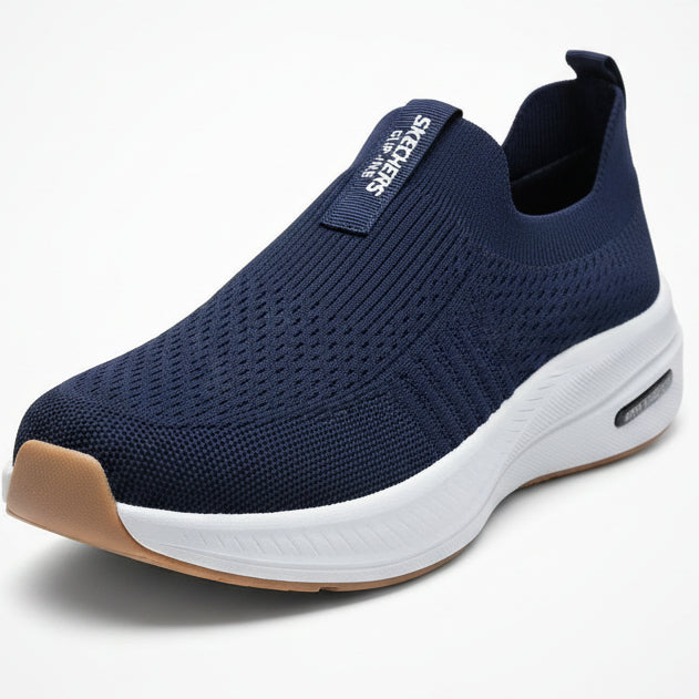 Skechers Slip-On Max Protect Sneakers – Lightweight Arch Support Walking Shoes for Men & Women