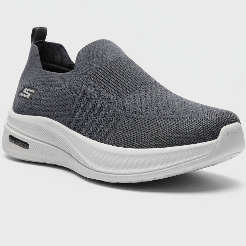 Skechers Slip-On Max Protect Sneakers – Lightweight Arch Support Walking Shoes for Men & Women