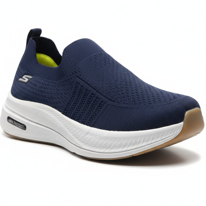Skechers Slip-On Max Protect Sneakers – Lightweight Arch Support Walking Shoes for Men & Women