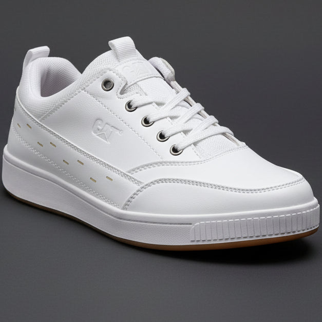CAT Classic Casual Sneakers – Premium Leather Lace-Up Everyday Shoes for Men