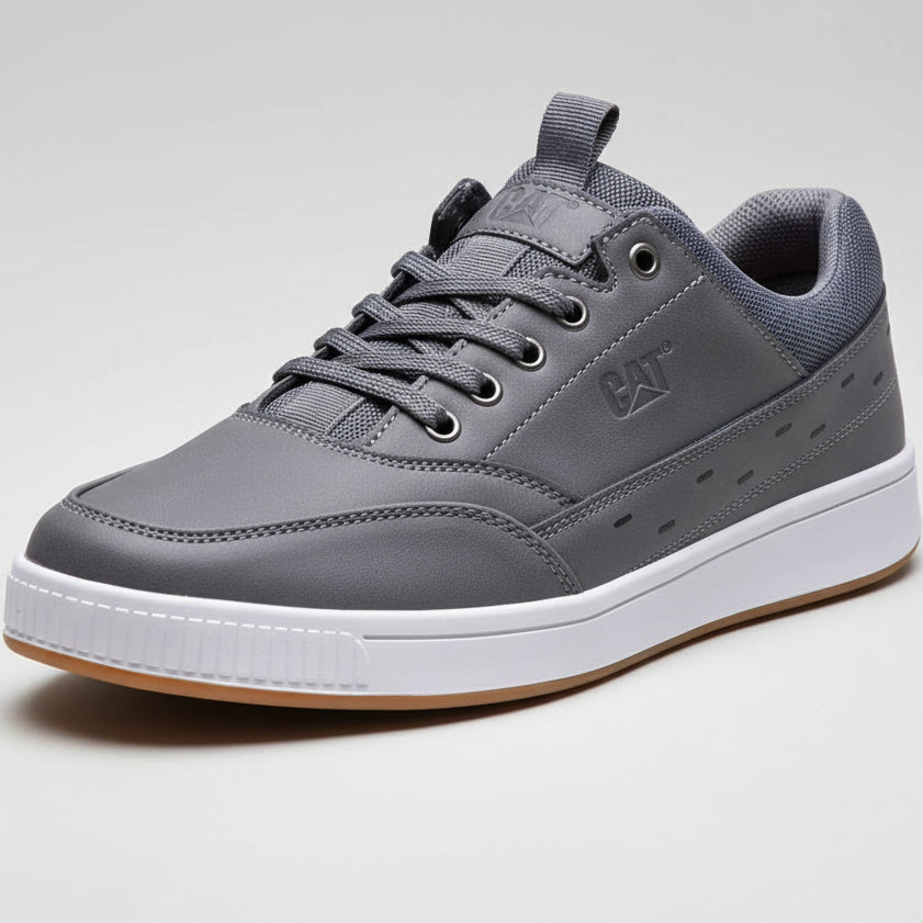 CAT Classic Casual Sneakers – Premium Leather Lace-Up Everyday Shoes for Men