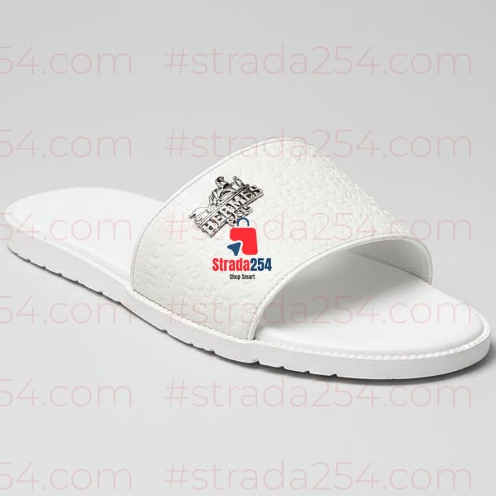 Unisex Luxury Leather Designer Sandals – Premium Casual Summer Slides | Comfortable Fashion Slippers
