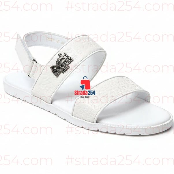 Unisex Luxury Leather Designer Sandals – Premium Casual Summer Slides | Comfortable Fashion Slippers