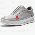 Men’s Premium Croc-Texture Slip-On Sneakers – Luxury Casual Comfort Shoes