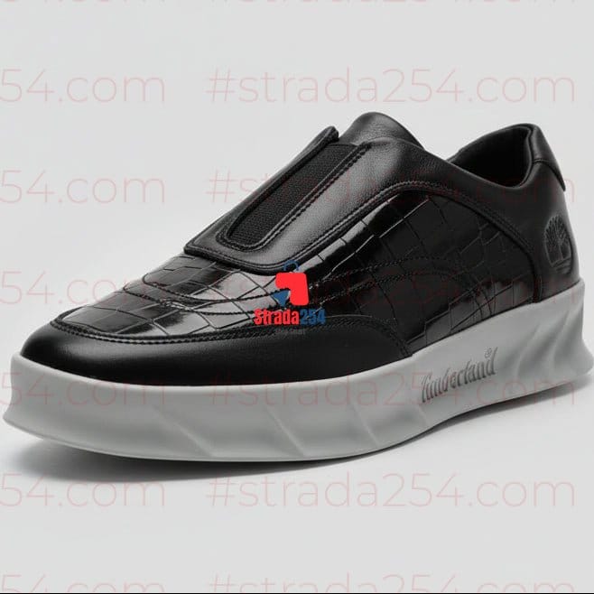 Men’s Premium Croc-Texture Slip-On Sneakers – Luxury Casual Comfort Shoes