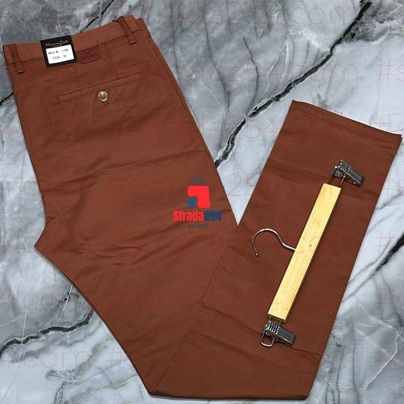 Men’s Slant Side Pockets Khaki Trousers – Premium Cotton Chinos with Slant Side Pockets for Smart Casual Wear