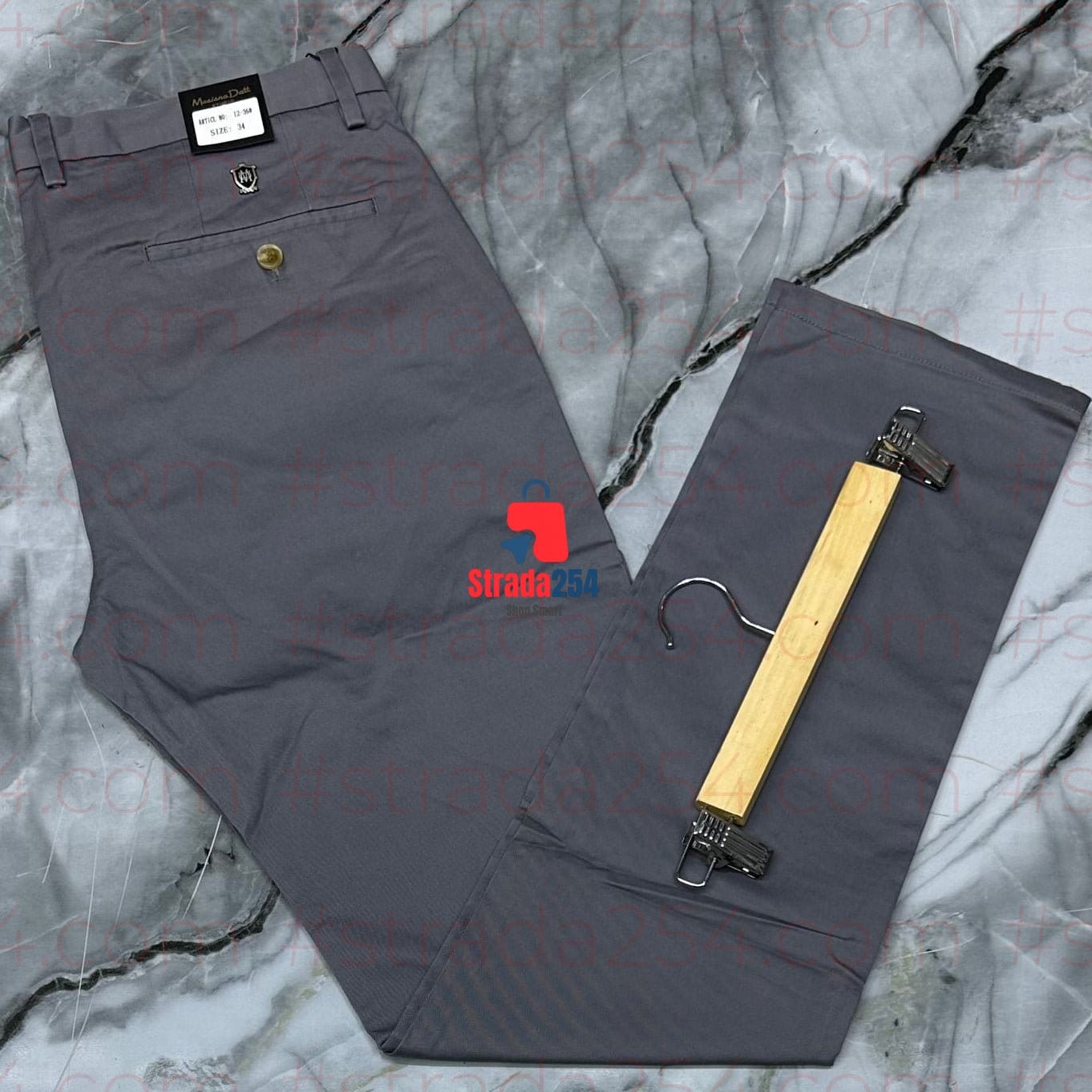Men’s Slant Side Pockets Khaki Trousers – Premium Cotton Chinos with Slant Side Pockets for Smart Casual Wear