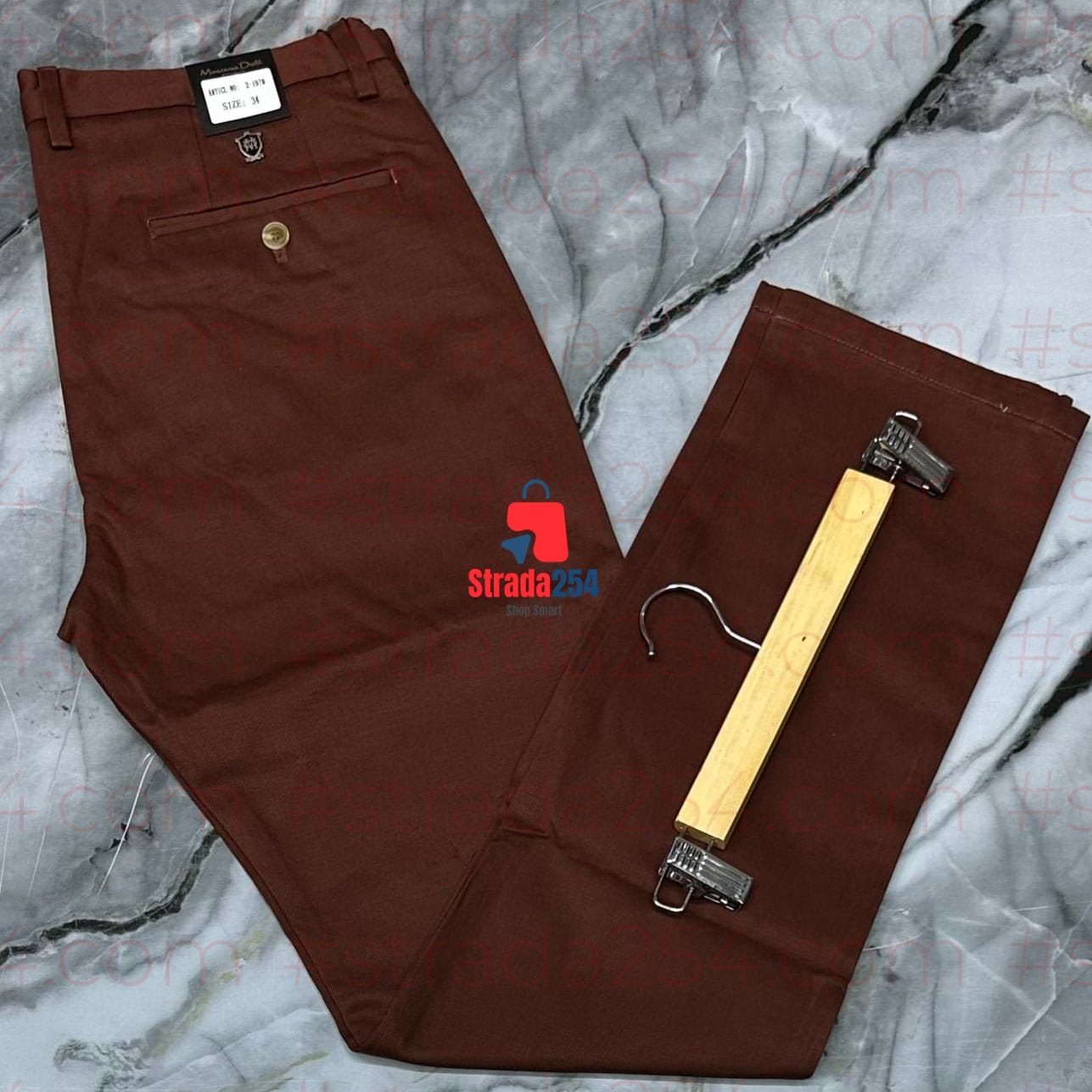Men’s Slant Side Pockets Khaki Trousers – Premium Cotton Chinos with Slant Side Pockets for Smart Casual Wear