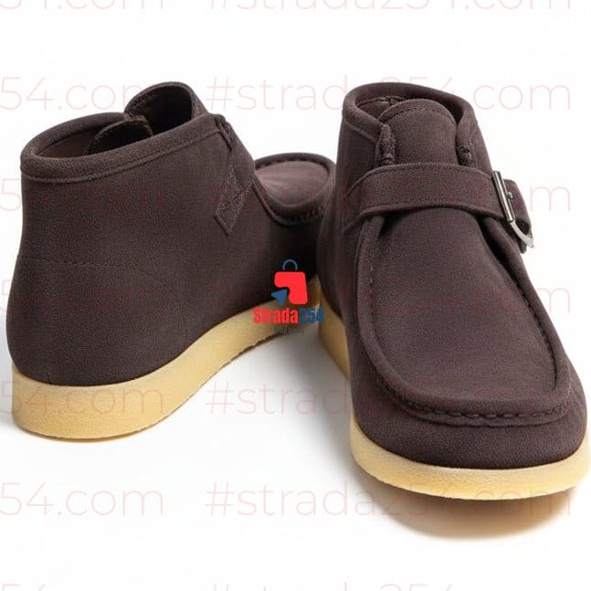 Men’s Crepe Sole Wallabee Shoes – Premium “Bank Robbers” Casual Leather & Suede Shoes