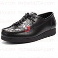 Men’s Crepe Sole Wallabee Shoes – Premium “Bank Robbers” Casual Leather & Suede Shoes