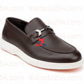 Men’s Luxury Slip-On Loafer Sneakers – Premium Casual Leather Shoes(jn)