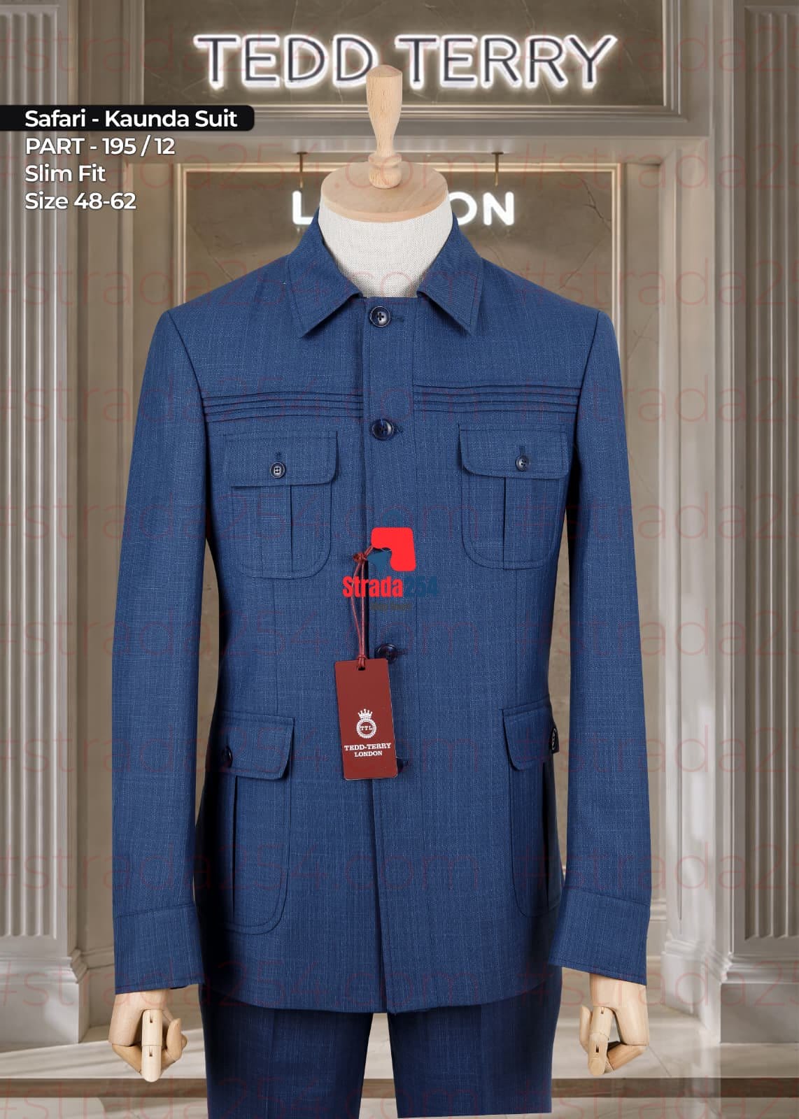 Men’s Premium Kaunda Suit (Safari Suit) – Slim Fit Executive Collection_(ZKR)