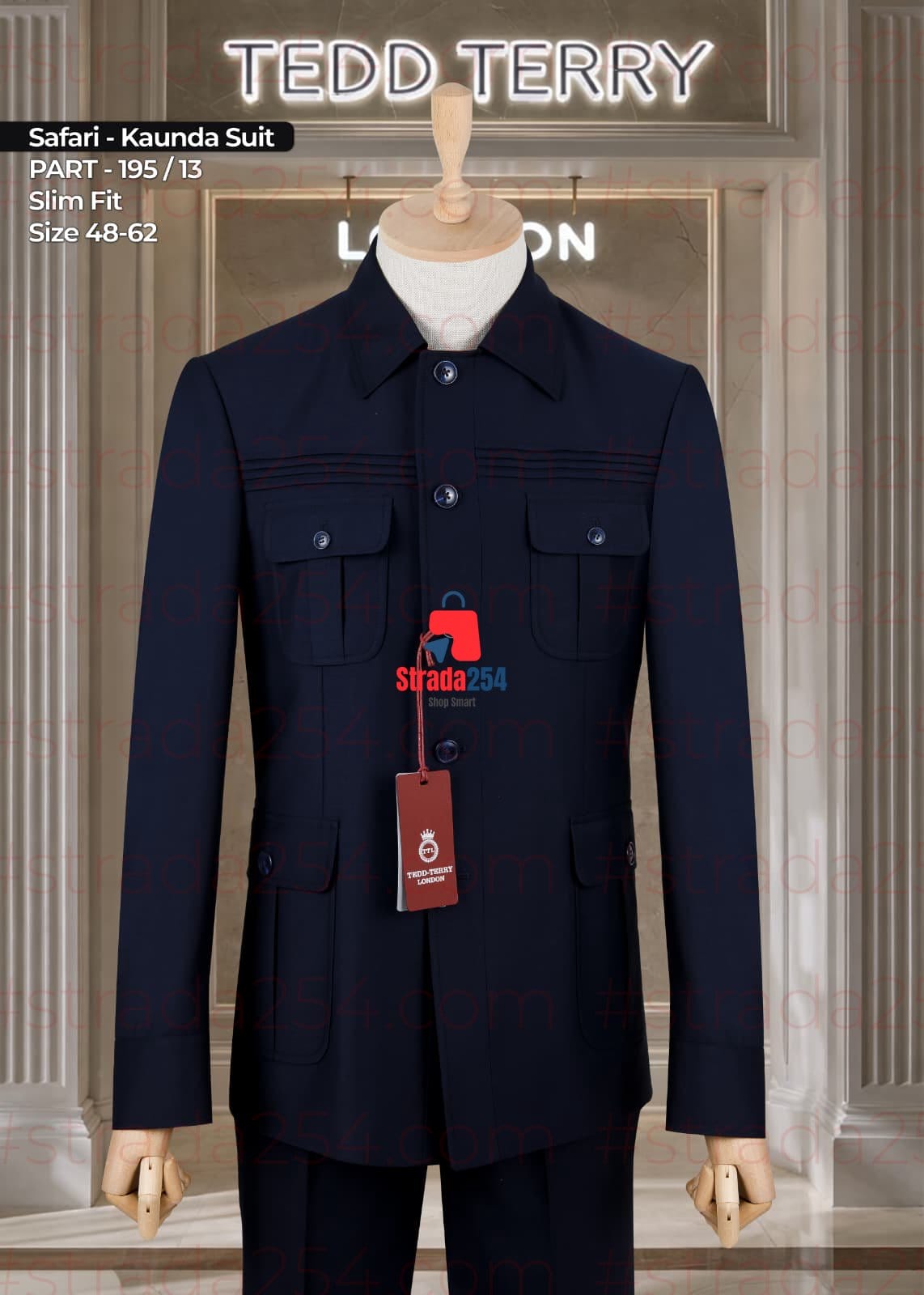 Men’s Premium Kaunda Suit (Safari Suit) – Slim Fit Executive Collection_(ZKR)