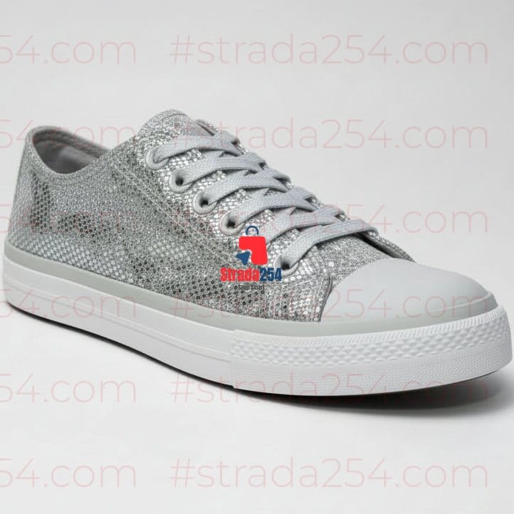Converse Luxury Glitter Sneakers – Stylish Shiny Casual Lace-Up Shoes