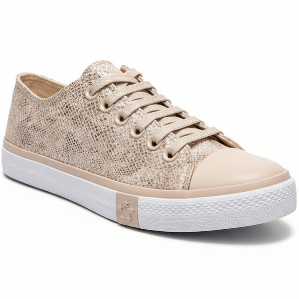 Converse Luxury Glitter Sneakers – Stylish Shiny Casual Lace-Up Shoes