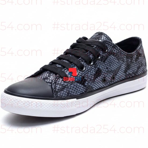 Converse Luxury Glitter Sneakers – Stylish Shiny Casual Lace-Up Shoes