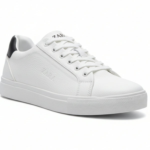 Men’s Minimalist Casual Sneakers – Clean Leather Low-Top Shoes
