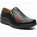 Men’s Classic Comfort Leather Shoes – Slip-On & Lace-Up Formal Casual Footwear