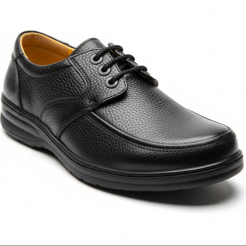 Men’s Classic Comfort Leather Shoes – Slip-On & Lace-Up Formal Casual Footwear