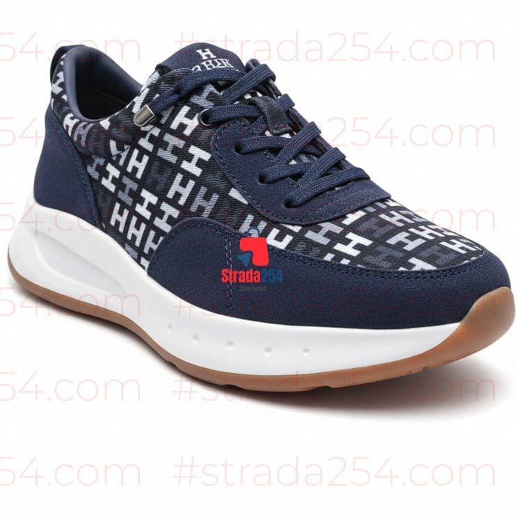 Luxury Designer-Inspired Chunky Sneakers – Unisex Casual Streetwear Shoes (Multicolor / Grey / Navy)