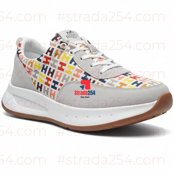 Luxury Designer-Inspired Chunky Sneakers – Unisex Casual Streetwear Shoes (Multicolor / Grey / Navy)