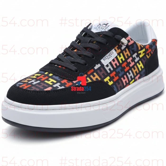 Luxury Designer-Inspired Chunky Sneakers – Unisex Casual Streetwear Shoes (Multicolor / Grey / Navy)
