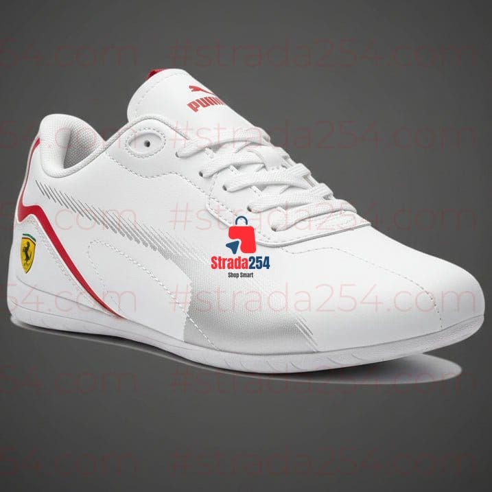 Premium Motorsport-Inspired Sneakers – Lightweight Casual Streetwear Shoes (White/Red & Black/Green)
