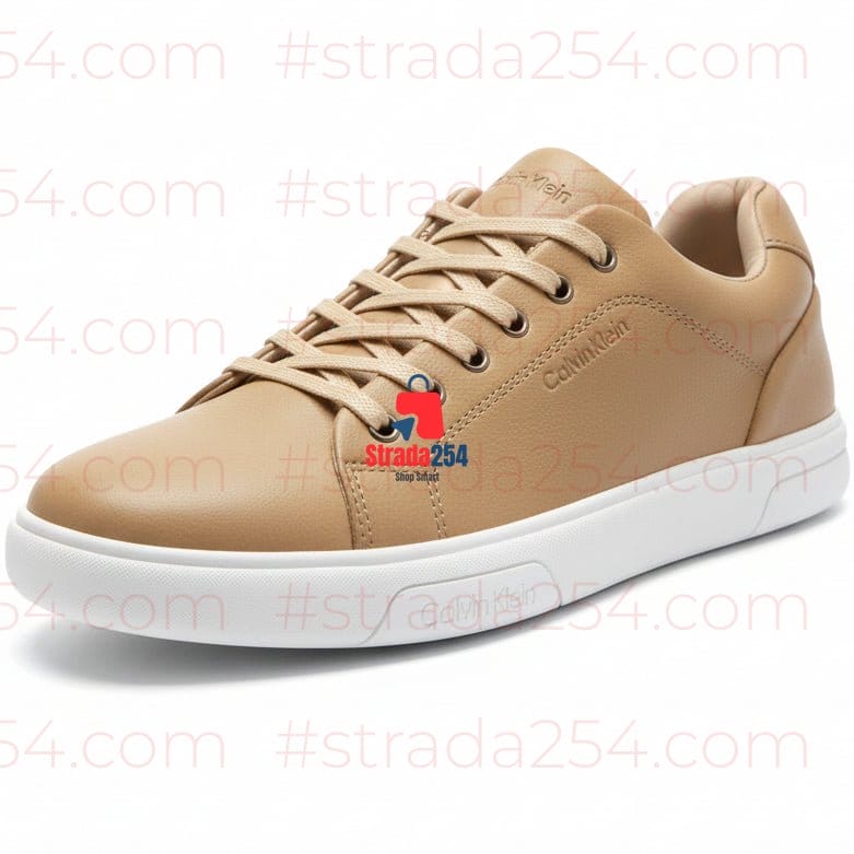 Minimalist Men Sneakers – Classic Lace-Up Casual Shoes