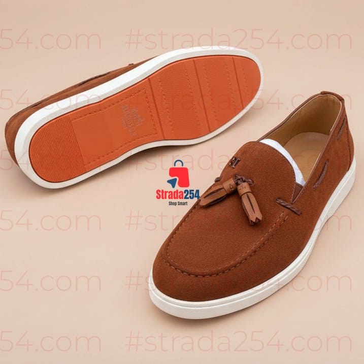 Luxury Suede Loafers Collection – Smart Casual Slip-On Shoes (Unisex)