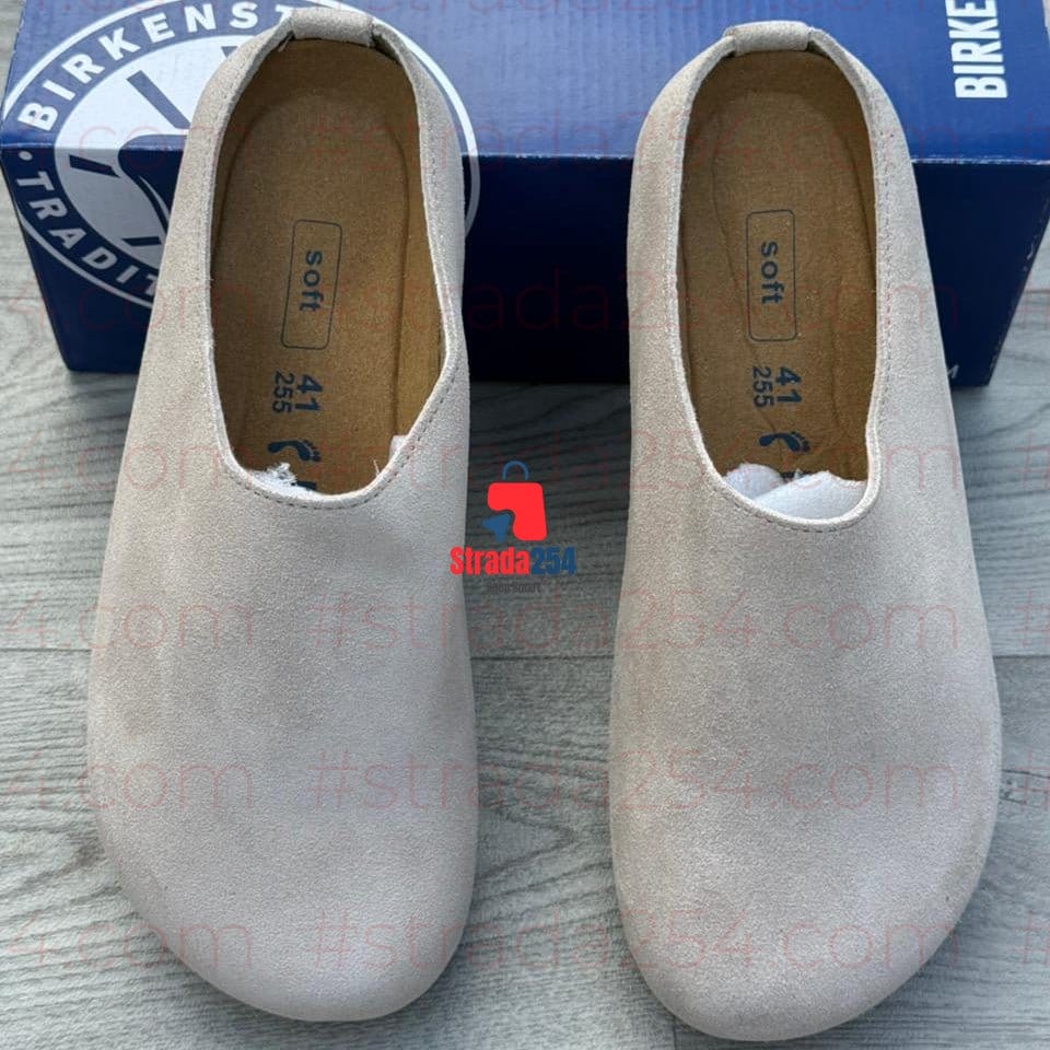 Unisex Suede Comfort Clogs – Minimal Slip-On Soft Footbed Shoes (Premium Casual Wear)