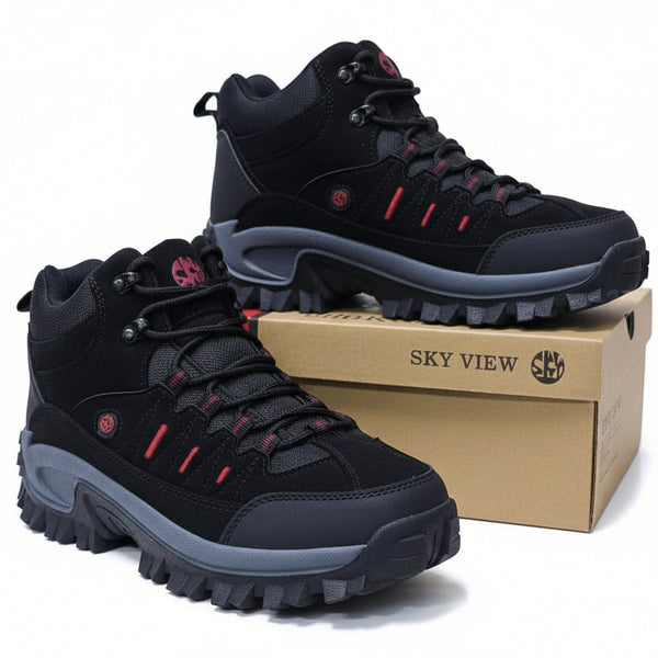 Men’s Outdoor Tactical Hiking Boots – Rugged Terrain Edition_(BKY)