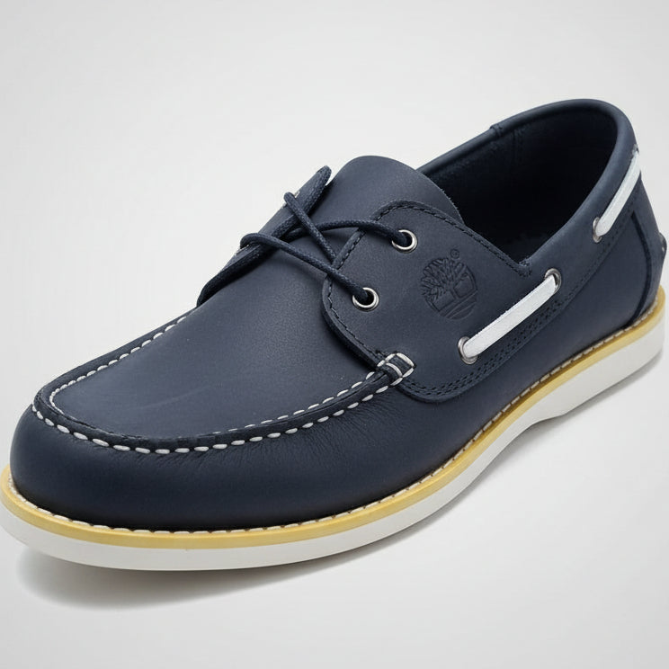 Men’s Boat Shoe Leather Loafers – Coastal Classic Collection_(1)