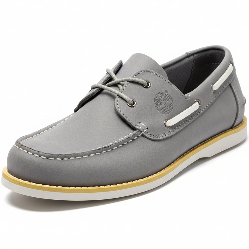 Men’s Boat Shoe Leather Loafers – Coastal Classic Collection_(1)