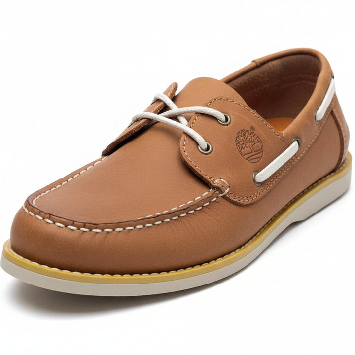Men’s Boat Shoe Leather Loafers – Coastal Classic Collection_(1)