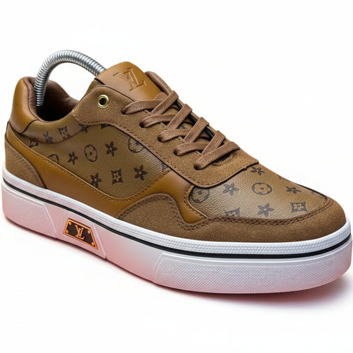 Men’s Designer Monogram Sneakers – Luxury Street Edition_(MHA)