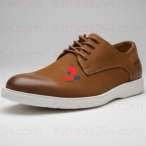 STRADA254 Minimal Leather Lace-Up Shoes – Men (Smart Casual Everyday Shoes Kenya)-PRC