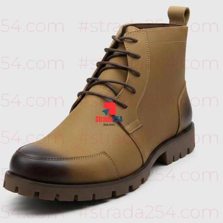 STRADA254 Heritage Combat Boots – Premium Lace-Up Rugged Casual Fashion Boots_GG