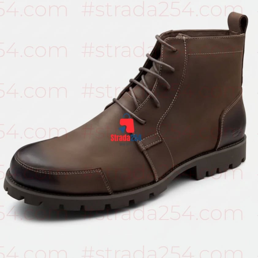 STRADA254 Heritage Combat Boots – Premium Lace-Up Rugged Casual Fashion Boots_GG