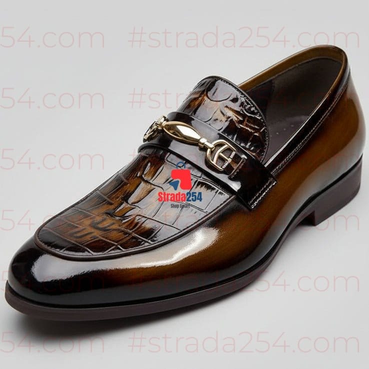 STRADA254 Luxury Patent Leather Loafers – Premium Formal Slip-On Dress Shoes_GG
