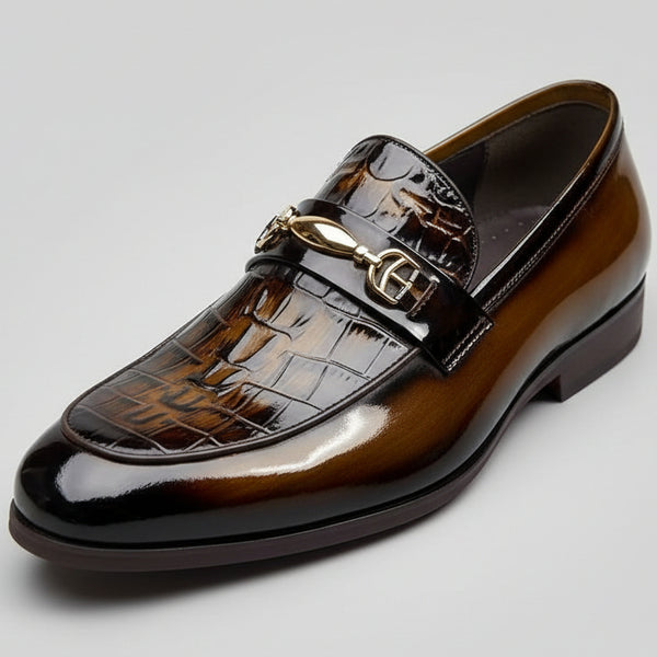 STRADA254 Luxury Patent Leather Loafers – Premium Formal Slip-On Dress Shoes_GG